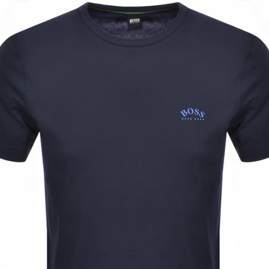 Alternative Image for ProductBOSS Tee Curved T Shirt Navy2